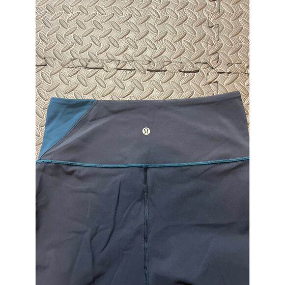 Women’s Lululemon Wunder Under HR 7/8 Tight *SE Nile Blue/Nocturnal Teal Size 8 - Picture 5 of 7